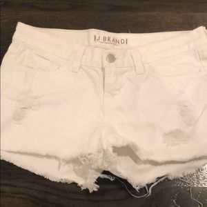 White JBrand jean shorts